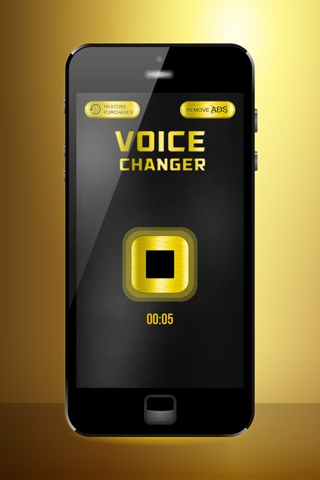 Golden Voice Changer App – Transform Record.ings With Female or Deep Sound Effect.s screenshot 3