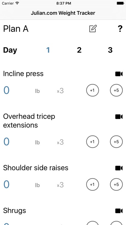 Julian Gym Tracker