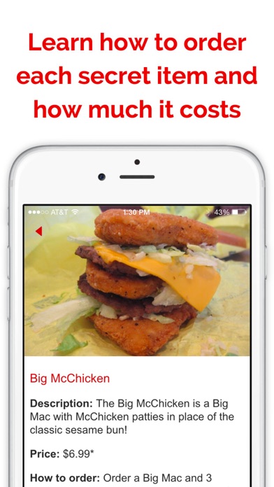 How to cancel & delete Secret Menu for McDonald's from iphone & ipad 1