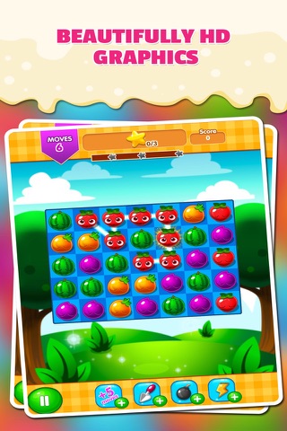 Fruit Fresh Super Jungle Splash - Match 3 game for family Fun Edition FREE! screenshot 4