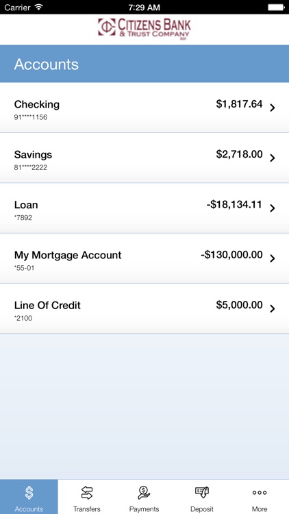 Citizens Bank & Trust Company Mobile App