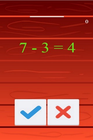 Fast Subtract Math Answer True or False for Kids Free screenshot 2