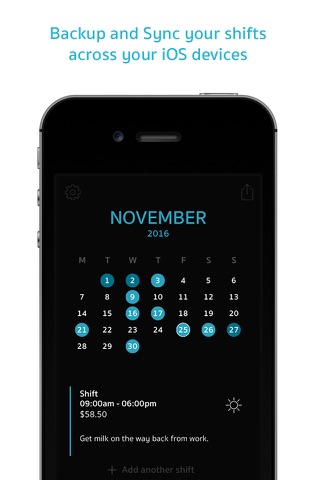 Shifty - Shift Worker Calendar screenshot 2
