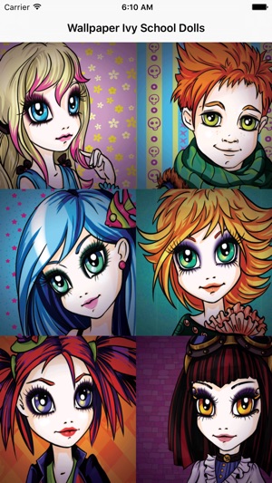 Wallpaper Ivy School Dolls