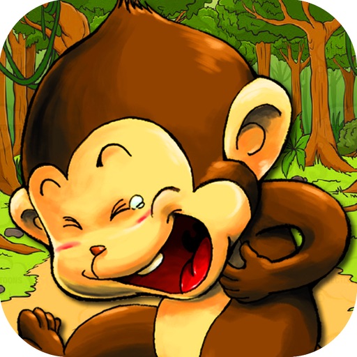 Monkeys Tails Up in the Banana Tree Adventure Game Icon