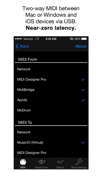 musicIO: Audio and MIDI over USB screenshot-4