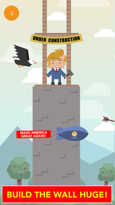 How to cancel & delete Build Donald Trump’s Wall : Challenge from iphone & ipad 2