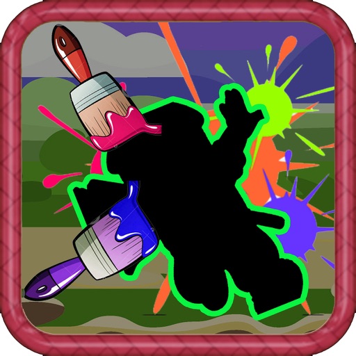 Painting Games App NINJA HATTORI KUN Edition iOS App