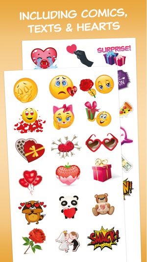 Love Emoji - Extra Emojis and Emoticons for Valentines Day(圖2)-速報App