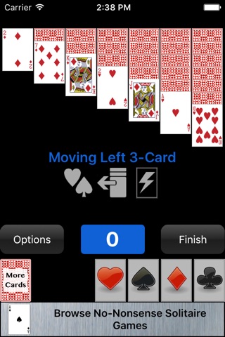 Moving Left Solitaire screenshot 2