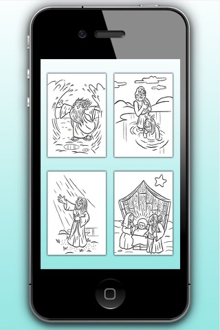 Children's Bible coloring book for kids - Paint drawings of Old and New Testaments Premium screenshot 2
