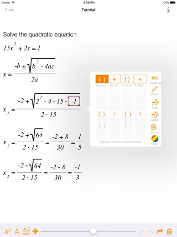 MathPad screenshot 3