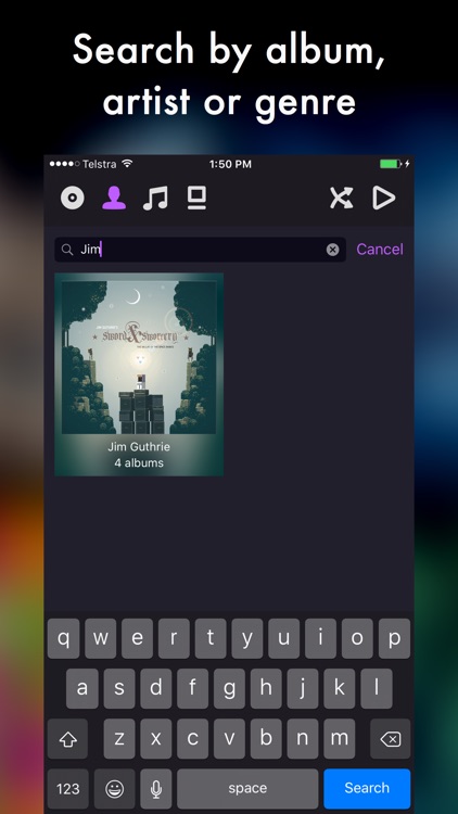 Harken Music Player for iPad, iPhone and iPod