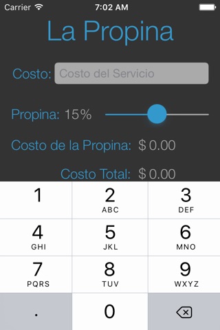 La Propina: Calculador de Propinas para Restaurantes y Servicios screenshot 2