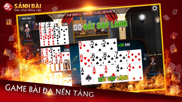 SẢNH BÀI - Game bai, danh bai screenshot-3