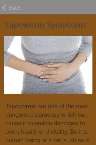 Symptoms Of Worms screenshot 2