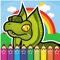 Icon Jurassic Coloring Book World Fifth Edition