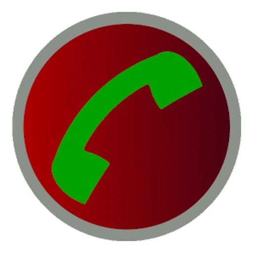 Automatic call phone or phone record. icon