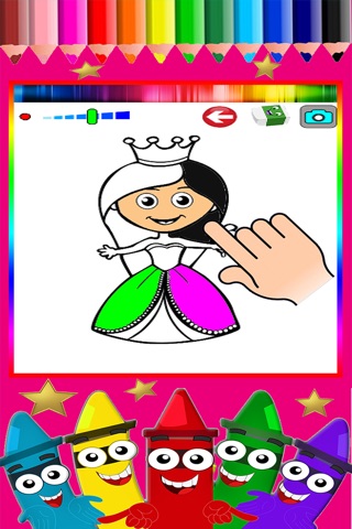 Coloring Book Enjoy Paintbox Color China Princess Games Free Edition screenshot 2