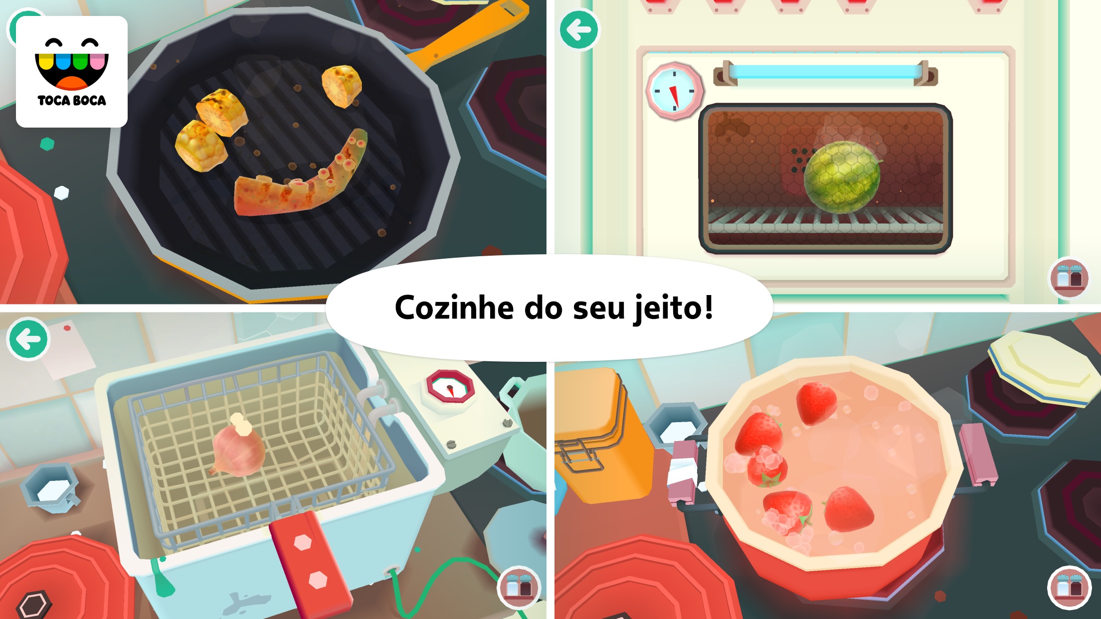 Screenshot do app Toca Kitchen 2