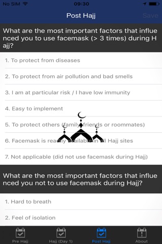 Hajj Health Diary screenshot 3