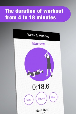 Burpee HIIT functional workout screenshot 2