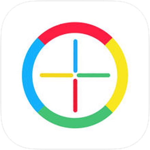 Circle Line - color wheel & match the line to the circle color Icon