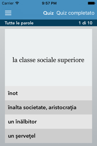 Italian | Romanian AccelaStudy screenshot 3