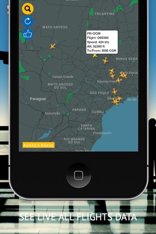 Air BR : Live flight Status & Radar for Avianca Brasil, TAM Linhas and GOL Airlines screenshot 2