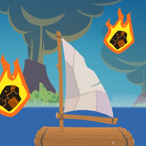 Dodgy Boat - Avoid the fireballs! iOS App