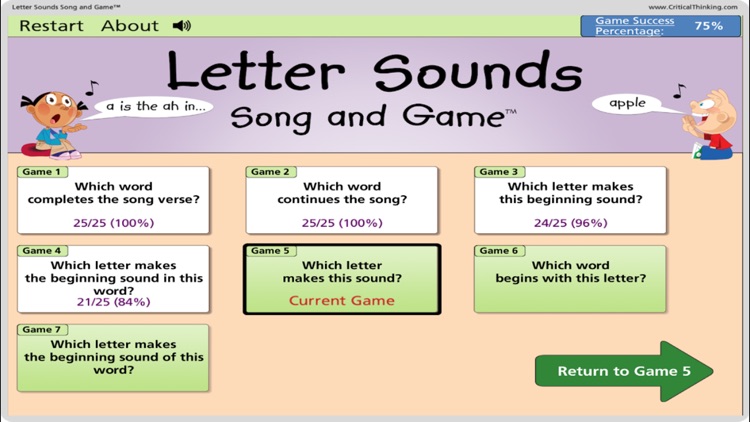 Letter Sounds Song and Game™ screenshot-4