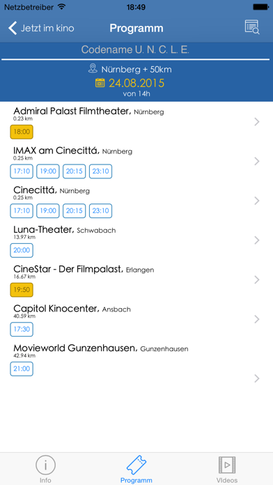 How to cancel & delete AbInsKino - Kinoprogramm für Deutschland, Österreich und die Schweiz from iphone & ipad 3