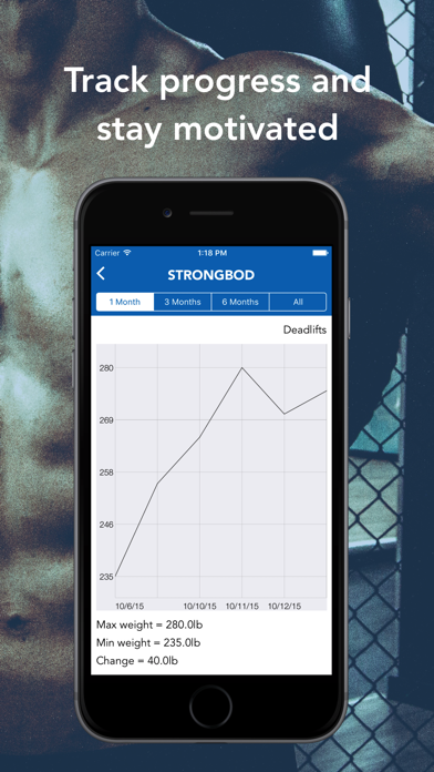 StrongBod - Free personal trainer and gym workout planner app for personalized fitness routines screenshot