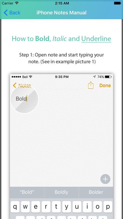 Bold, italic and strikethrough for Whatsapp, Facebook and Notes screenshot-4