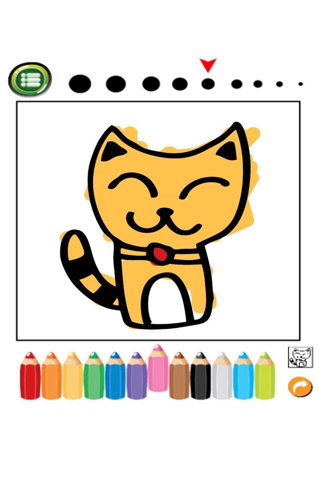 Hand Draw Cat Lover Coloring Book screenshot 3