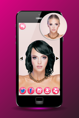 Hair-Style Changer – Fashion Makeover with Trendy Women Hair-Cut.s screenshot 2