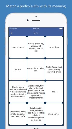 English Prefixes and Suffixes - quiz, flashcard(圖4)-速報App