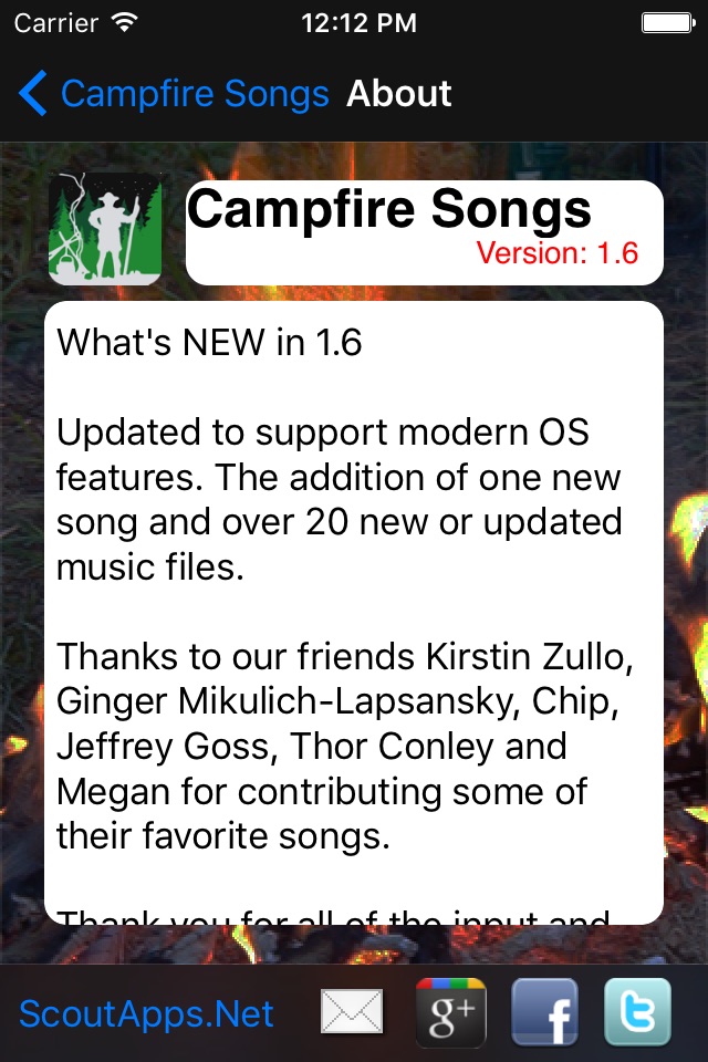 Campfire Songs screenshot 2