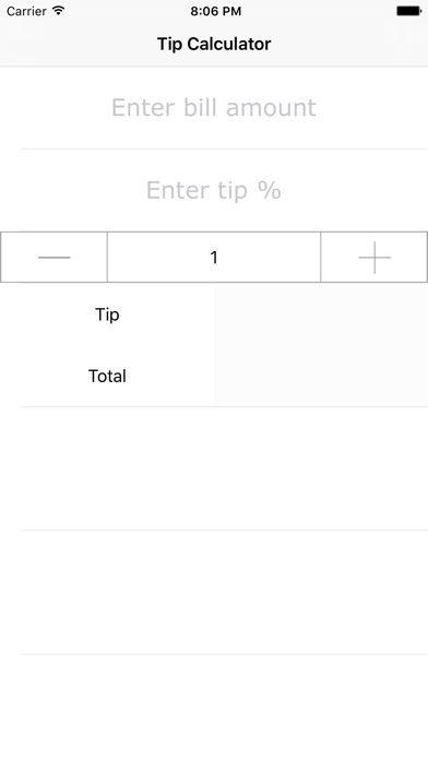 How to cancel & delete Tip Calculator - Calculate Tip and Split The Bill from iphone & ipad 1