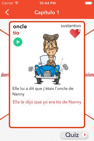 Practica el vocabulario Francés screenshot 3