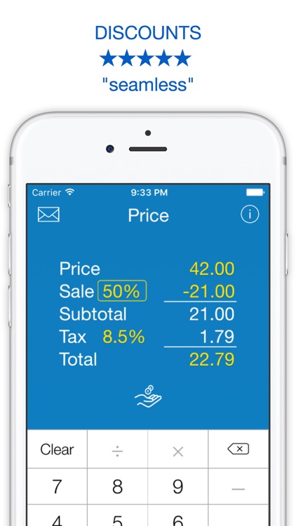 Sales Tax, Discount Calculator, Tip and Price Shopping Calculator