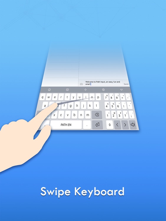 Path Input: A Swipe Keyboard for iPad