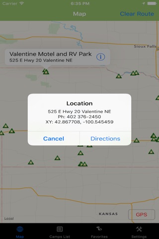 Nebraska – Camping & RV spots screenshot 4