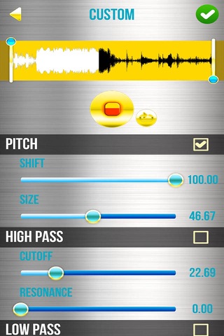 Deluxe Voice Changer – Fancy Sound Effects and Cool Ringtone Maker and Audio Recorder screenshot 3