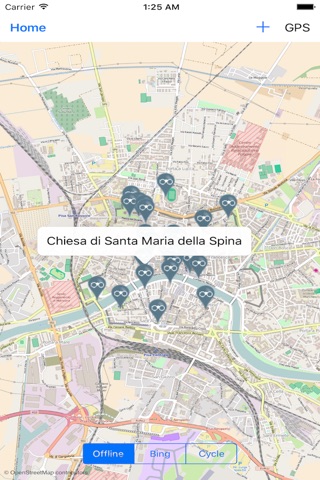 Pisa, Italy – City Travel Map screenshot 2