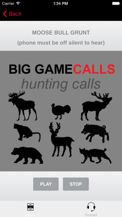 Big Game Hunting Calls - The Ultimate Big Game Hunting Calls App - BLUETOOTH COMPATIBLE screenshot-2