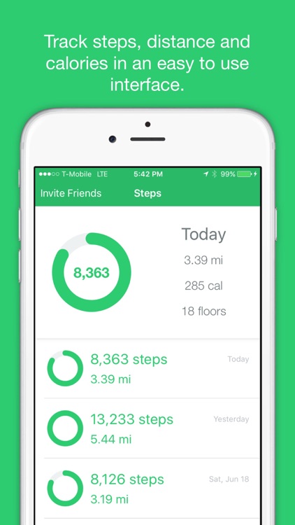 Steps: Pedometer step counter