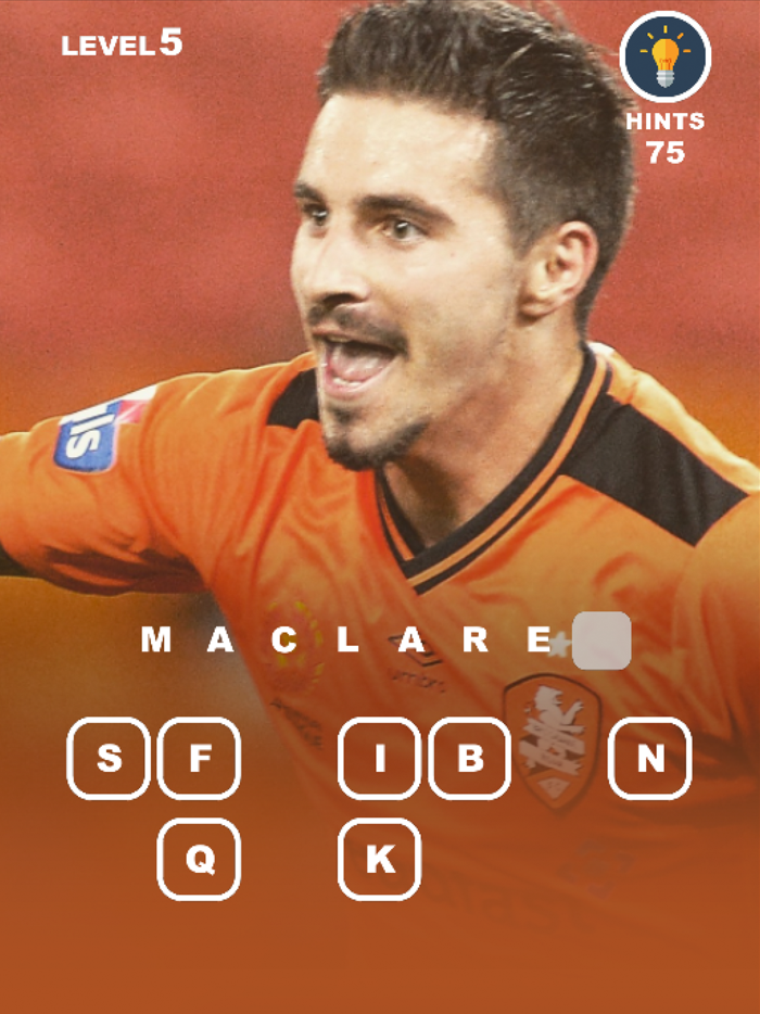 Guess Football Players - a game for A-League fans