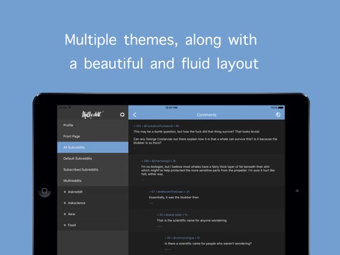 Milkeddit for iPad screenshot 2