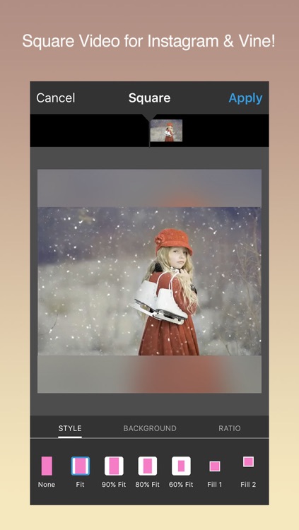 Video Editor for Instagram - No Crop, Rotate, Text Videos to Make Square Movie